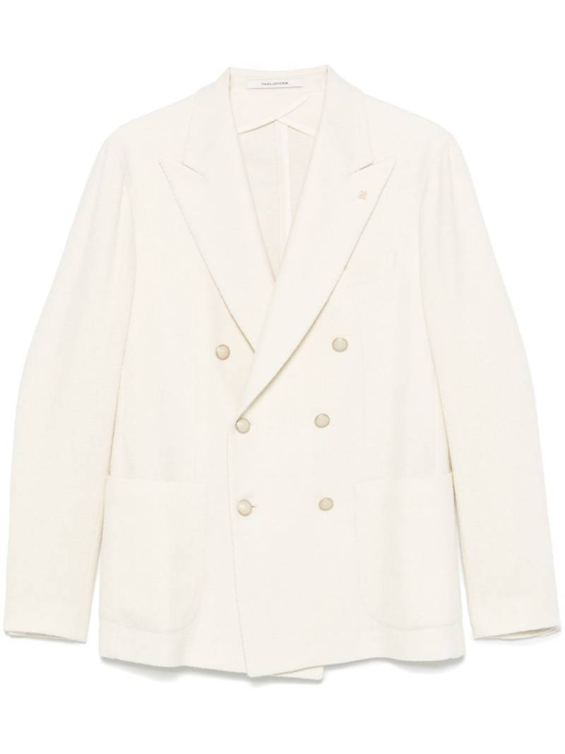 Tagliatore double-breasted blazer - White von Tagliatore