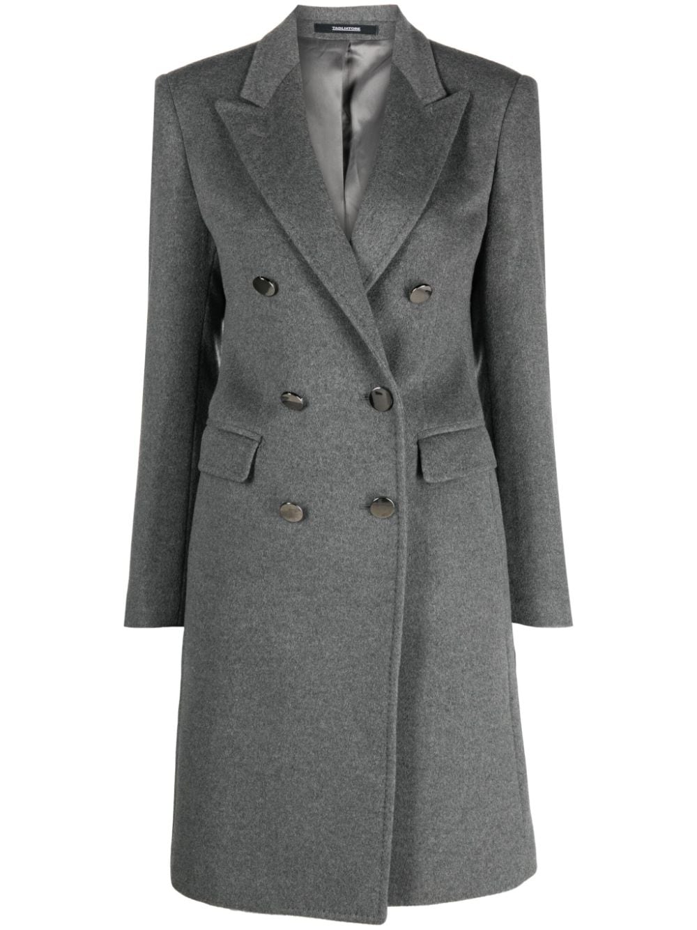 Tagliatore double-breasted cashmere blazer - Grey von Tagliatore