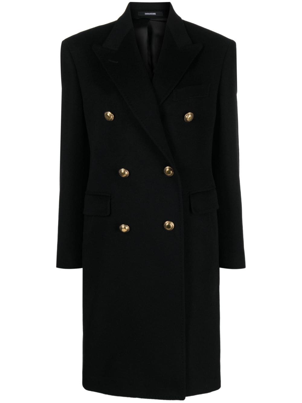 Tagliatore double-breasted cashmere coat - Black von Tagliatore