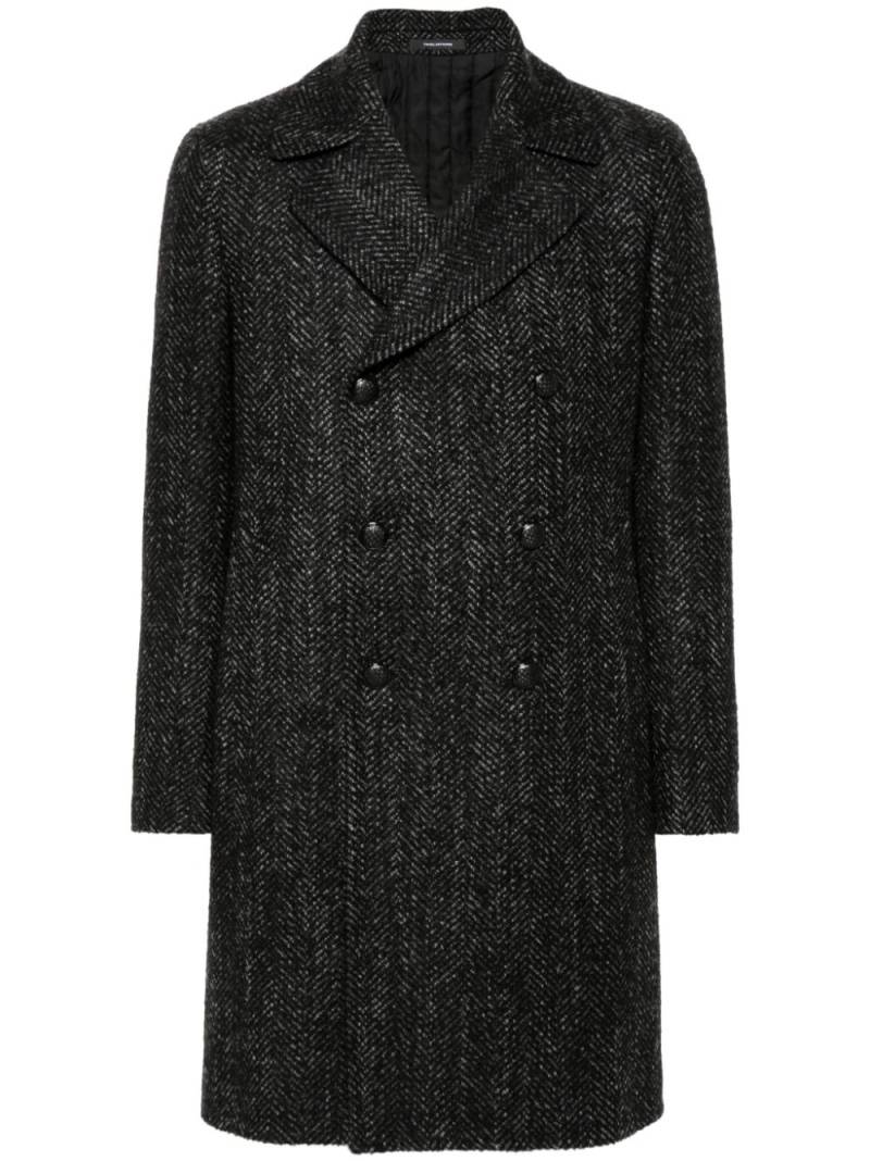 Tagliatore double-breasted coat - Black von Tagliatore