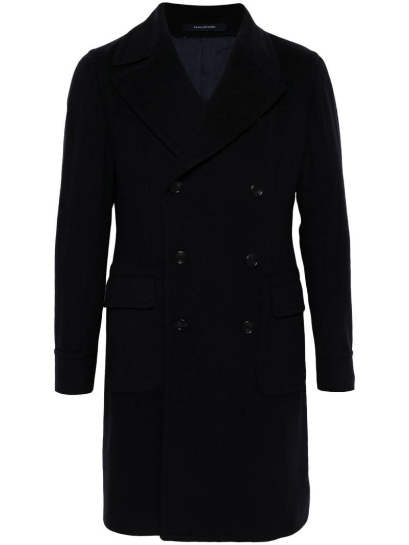 Tagliatore double-breasted coat - Blue von Tagliatore