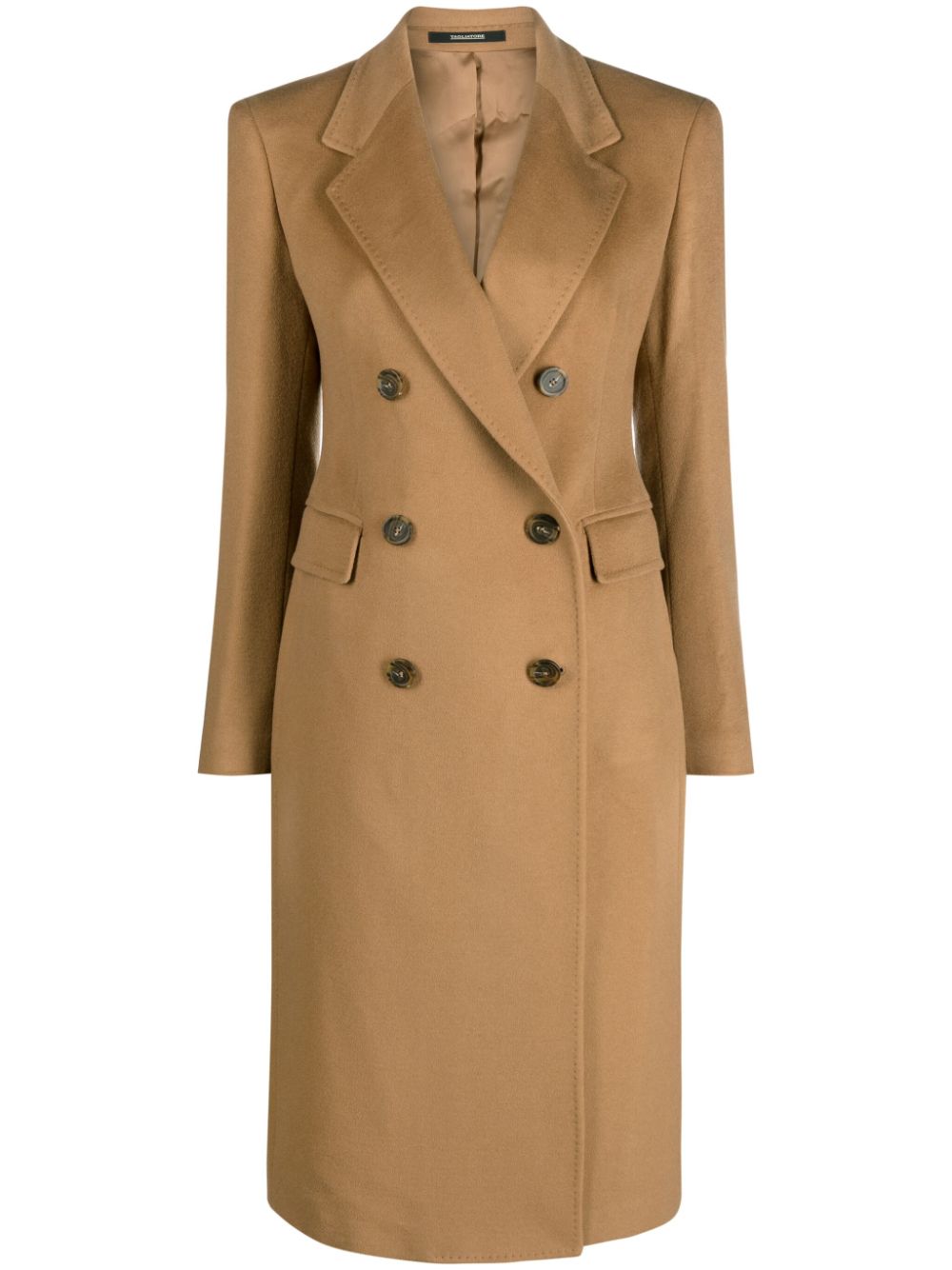 Tagliatore double-breasted midi coat - Neutrals von Tagliatore