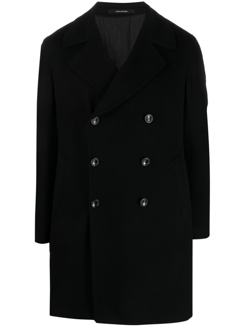 Tagliatore double-breasted notched-lapels coat - Black von Tagliatore