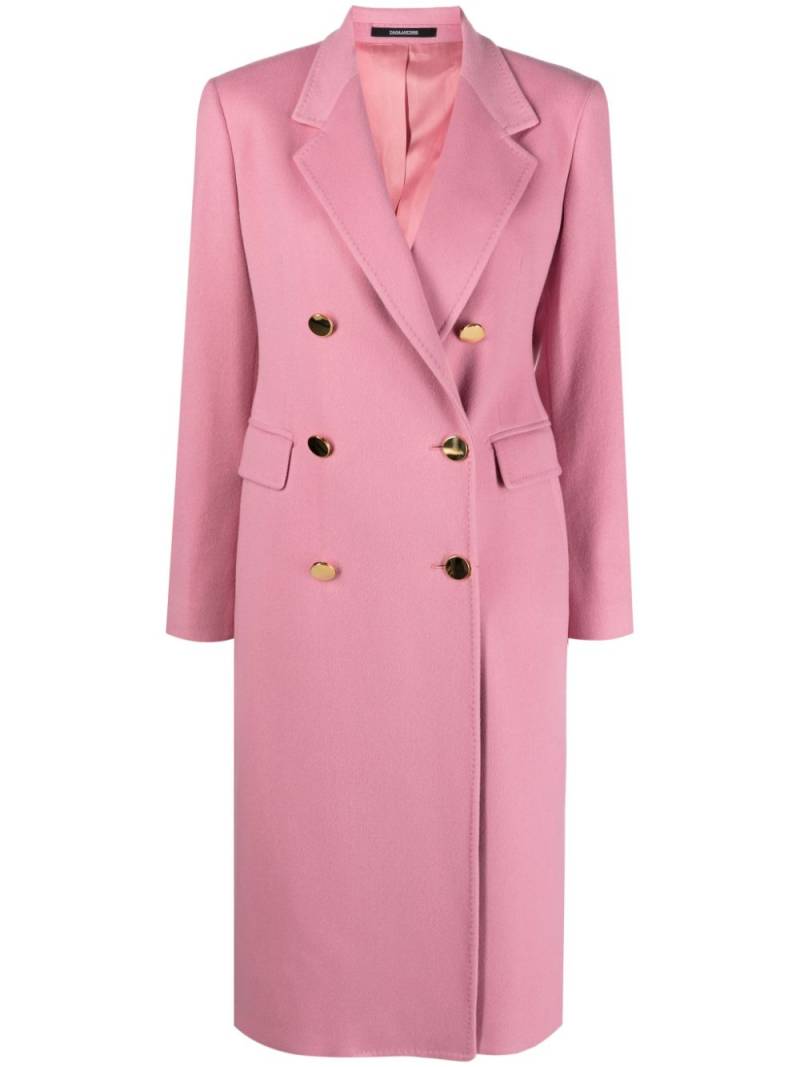 Tagliatore double-breasted notched-lapels coat - Pink von Tagliatore