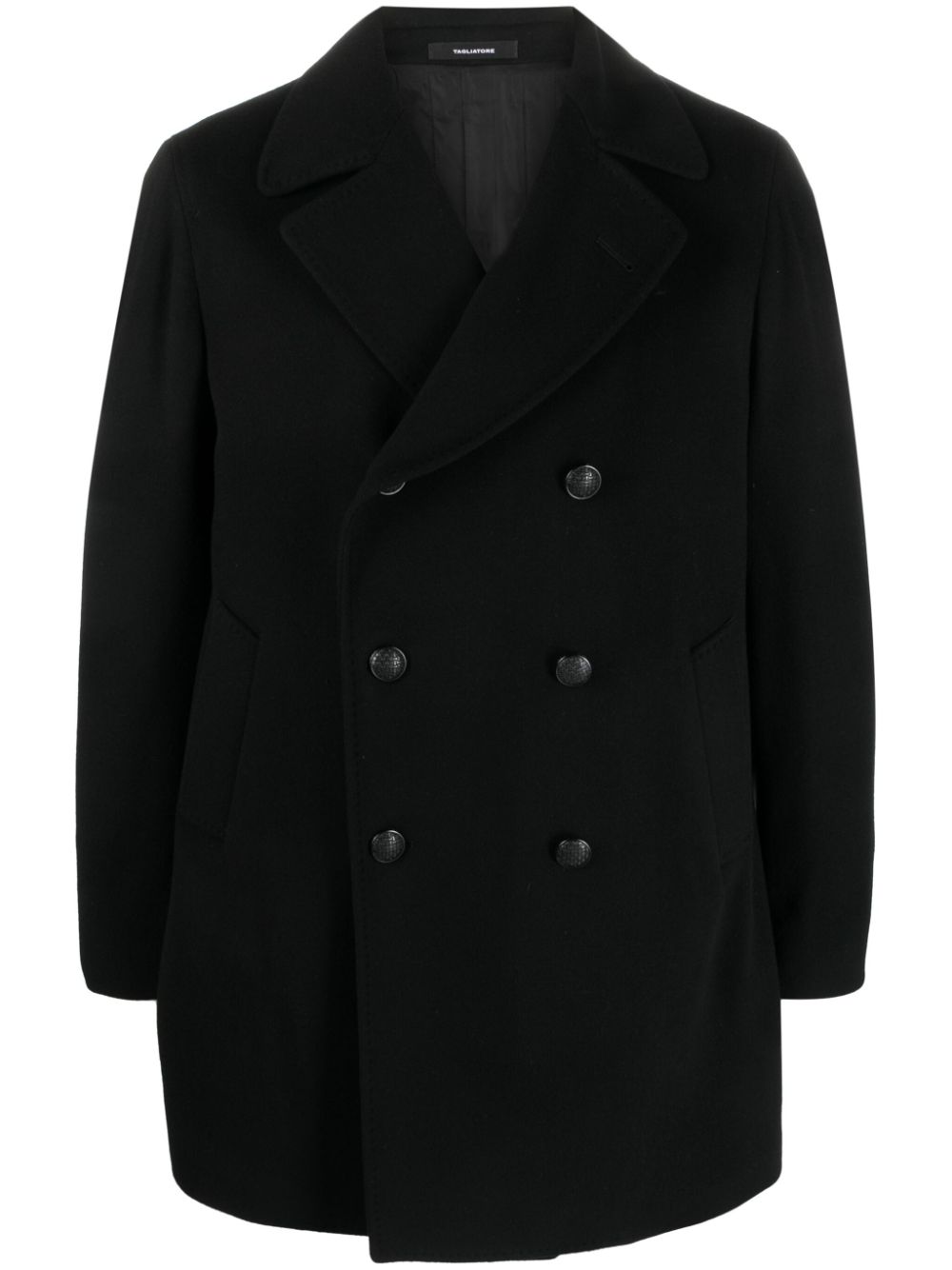 Tagliatore double-breasted notched-lapels coat - Black von Tagliatore