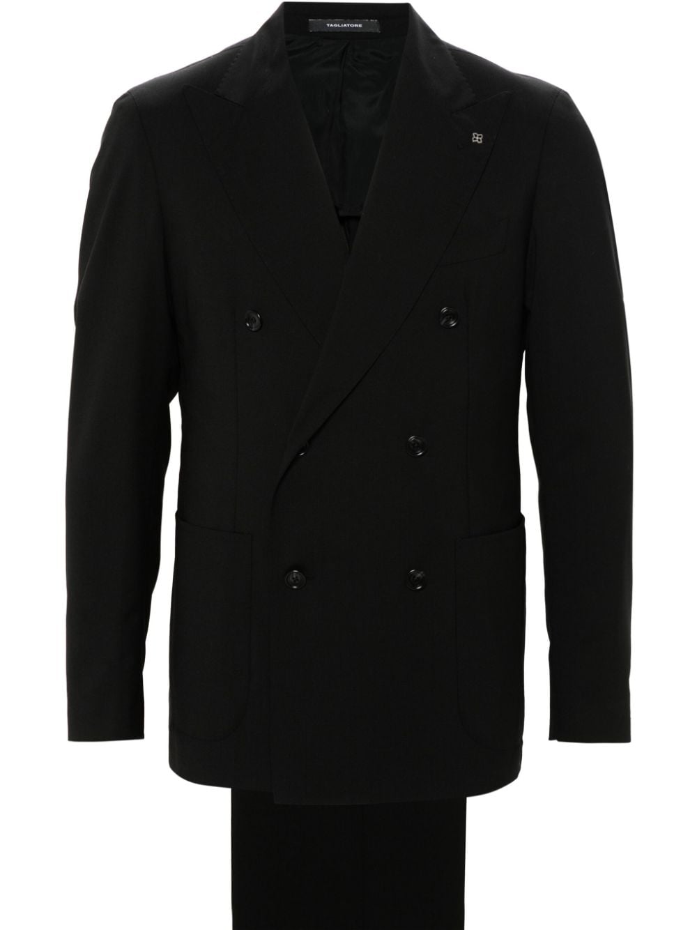 Tagliatore double-breasted suit - Black von Tagliatore