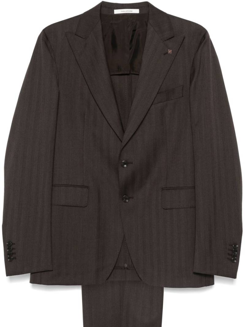 Tagliatore double-breasted suit - Brown von Tagliatore