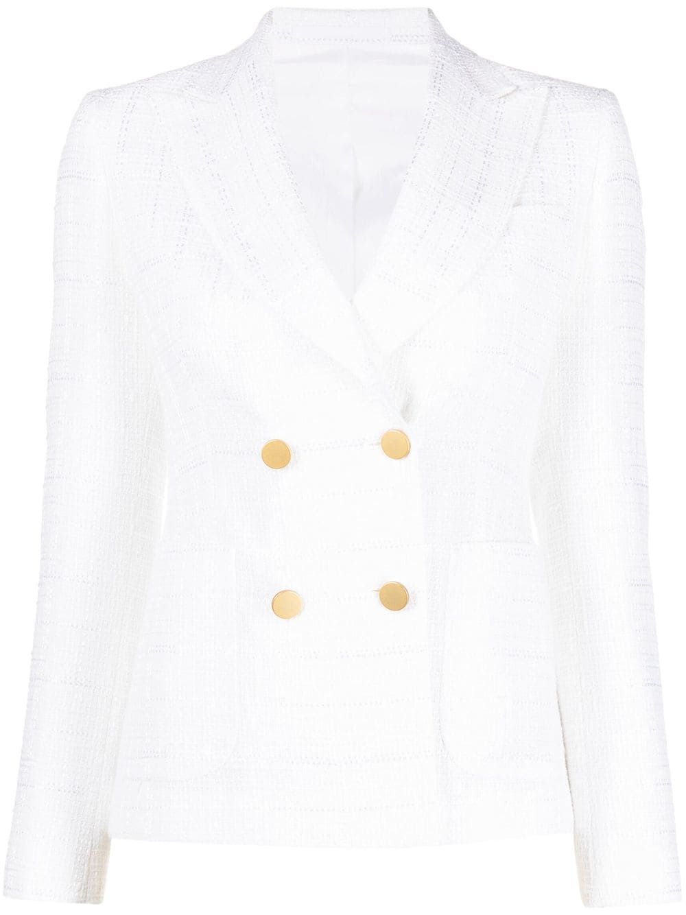 Tagliatore double-breasted tailored blazer - White von Tagliatore