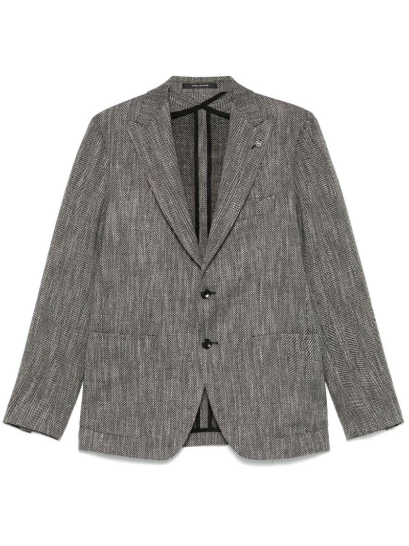 Tagliatore herringbone-pattern blazer - Grey von Tagliatore