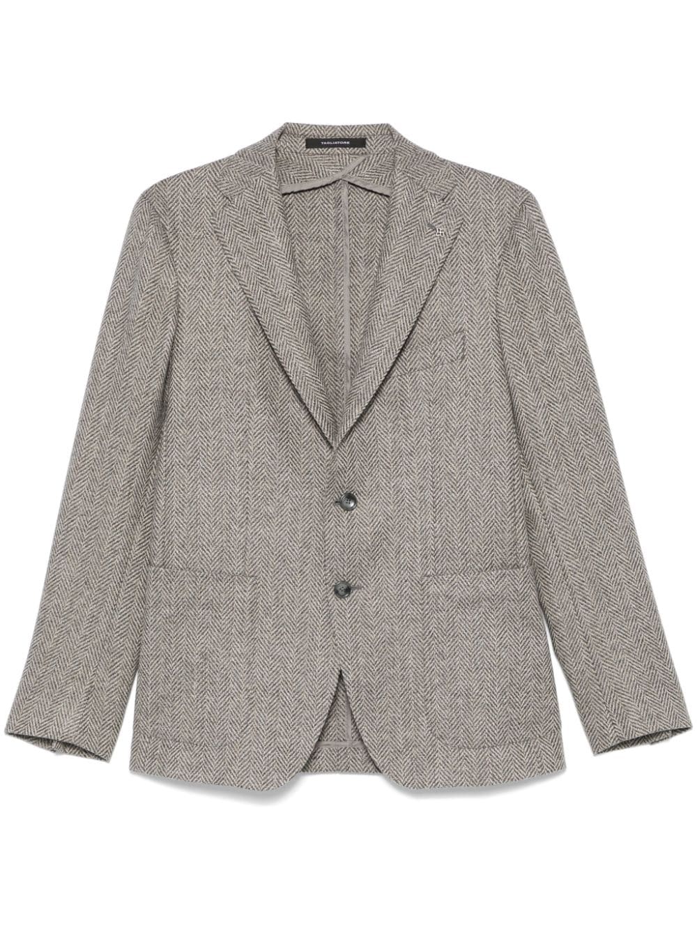 Tagliatore herringbone-pattern blazer - Neutrals von Tagliatore