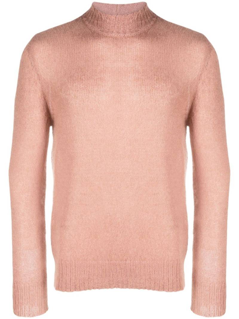 Tagliatore high-neck knit jumper - Pink von Tagliatore