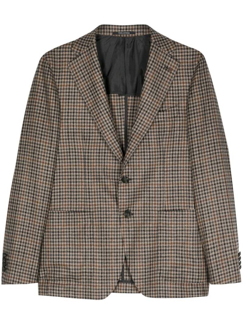 Tagliatore houndstooth virgin-wool blazer - Brown von Tagliatore