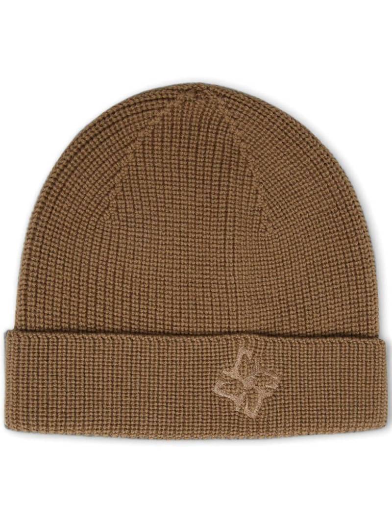 Tagliatore logo-embroidered beanie - Neutrals von Tagliatore