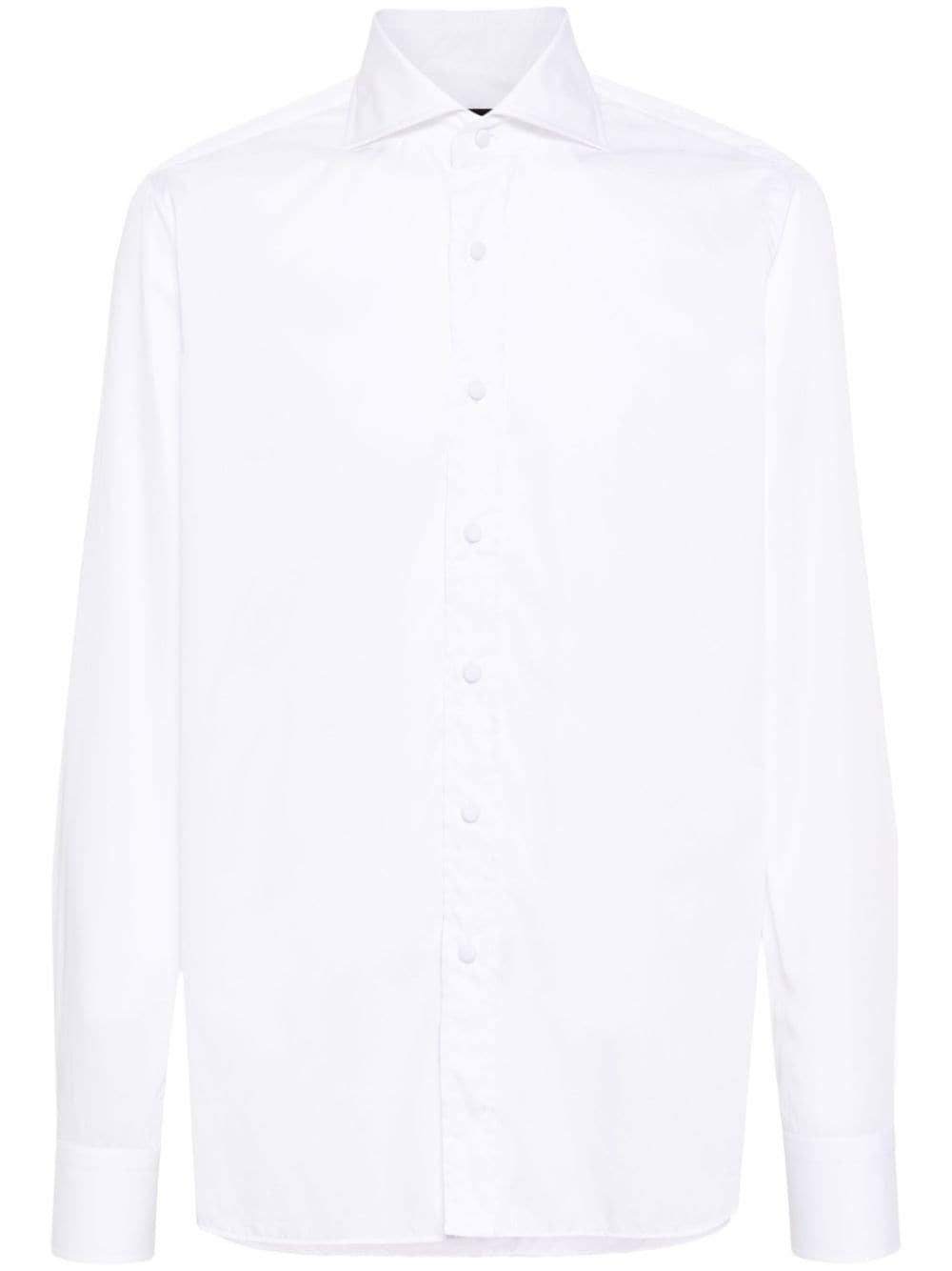 Tagliatore long-sleeve cotton shirt - White von Tagliatore