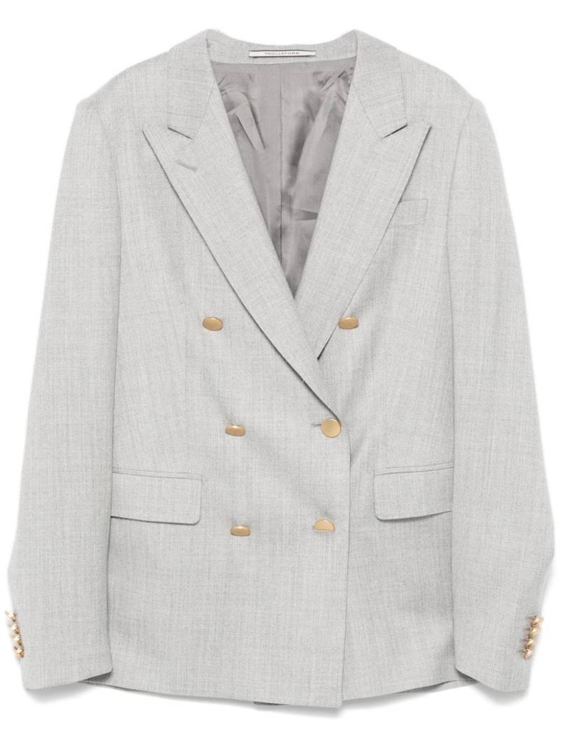 Tagliatore mélange blazer - Grey von Tagliatore