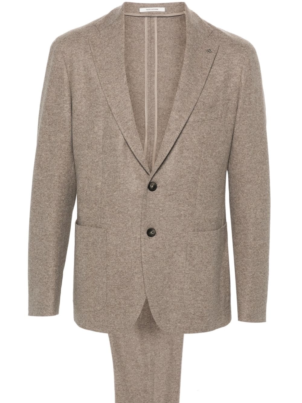 Tagliatore mélange virgin-wool suit - Neutrals von Tagliatore