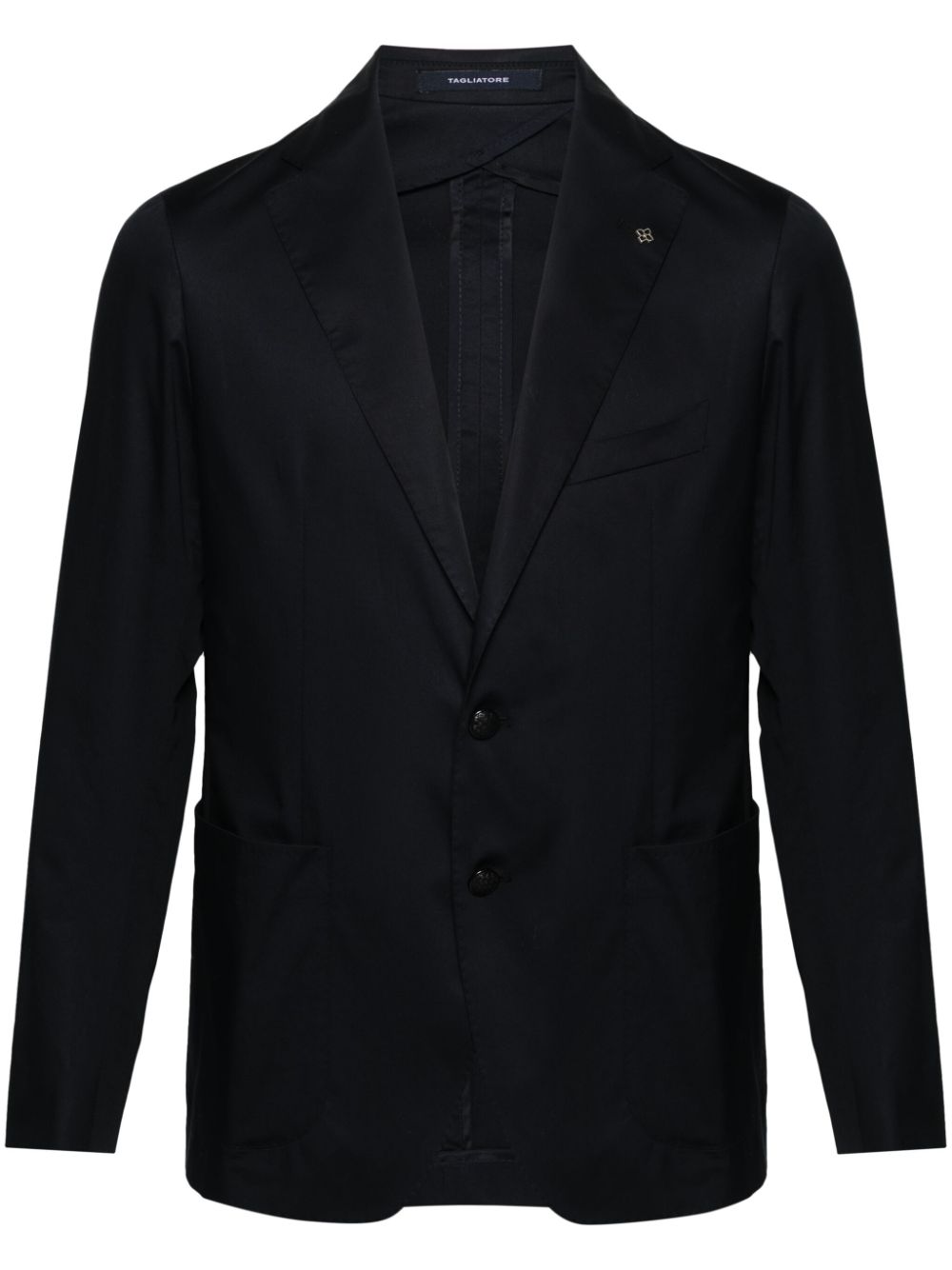 Tagliatore notched-lapels single-breasted blazer - Blue von Tagliatore