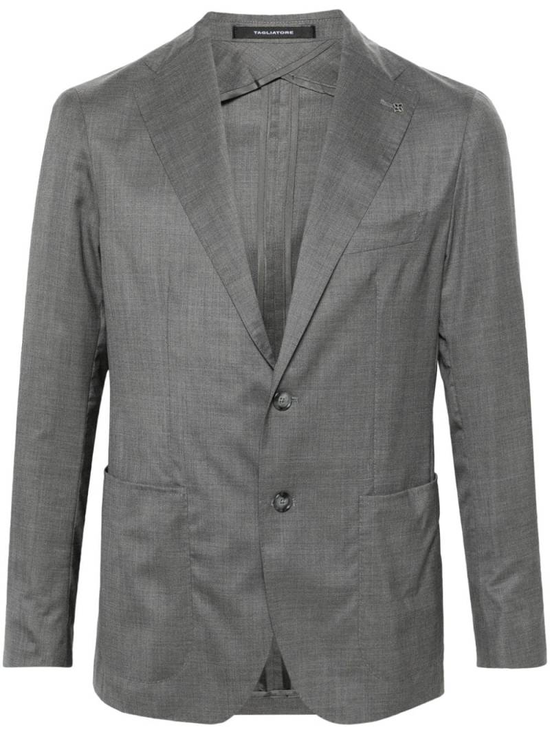 Tagliatore notched-lapels single-breasted blazer - Grey von Tagliatore