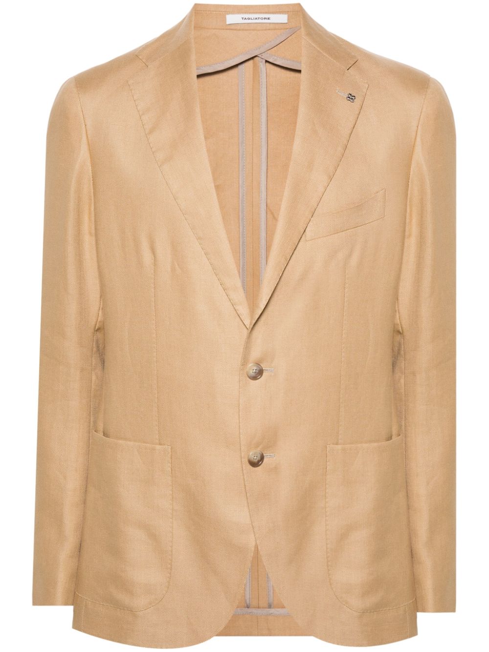 Tagliatore notched-lapels single-breasted blazer - Neutrals von Tagliatore