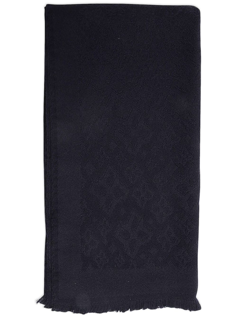 Tagliatore patterned-jacquard scarf - Blue von Tagliatore