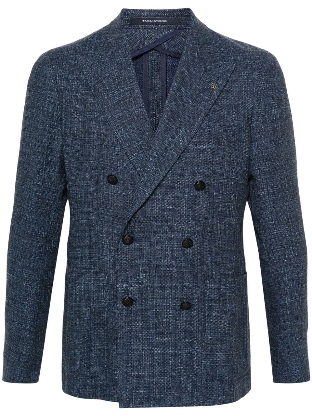 Tagliatore peak-lapels double-breasted blazer - Blue von Tagliatore