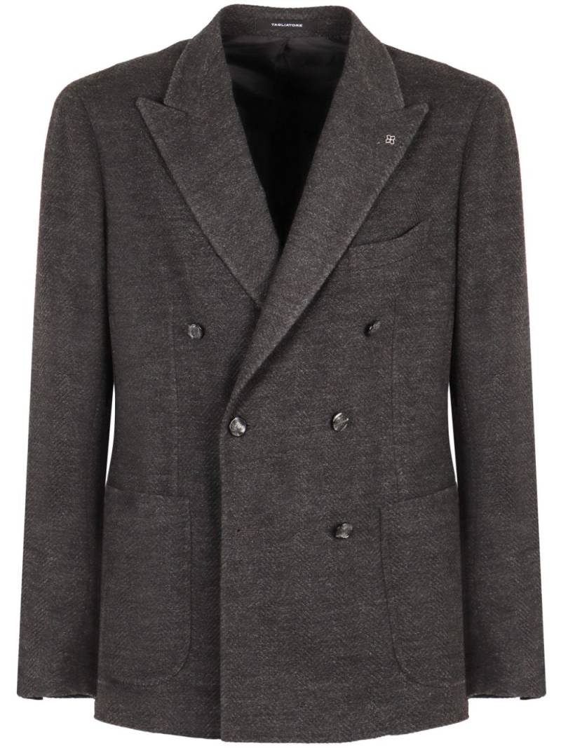 Tagliatore peak-lapels double-breasted blazer - Grey von Tagliatore