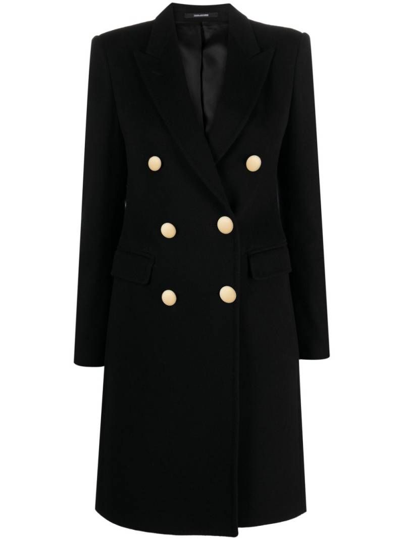 Tagliatore peak-lapels double-breasted coat - Black von Tagliatore