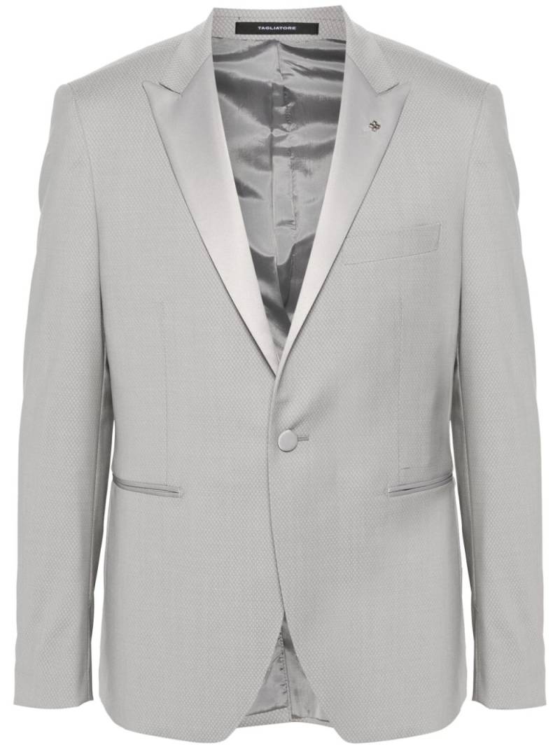 Tagliatore peak-lapels single-breasted blazer - Grey von Tagliatore