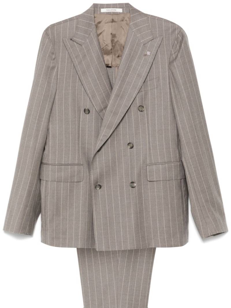 Tagliatore pinstripe suit - Grey von Tagliatore