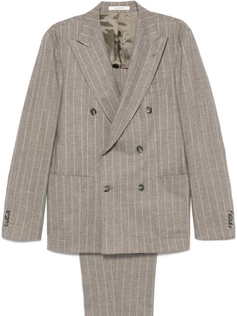 Tagliatore pinstripe suit - Neutrals von Tagliatore