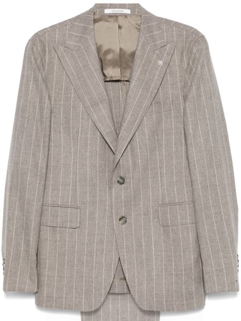 Tagliatore pinstriped suit - Grey von Tagliatore