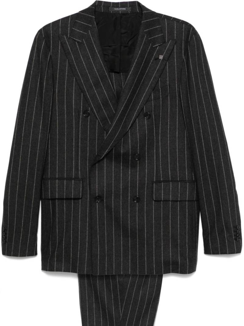 Tagliatore pinstriped suit - Grey von Tagliatore