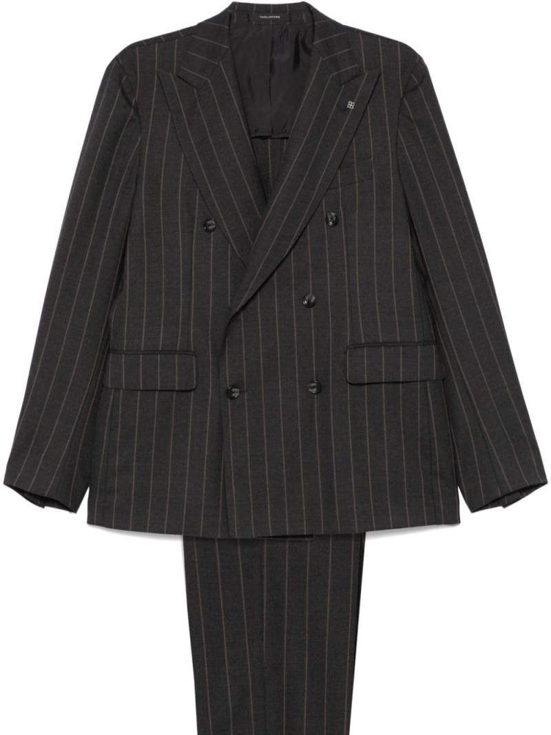 Tagliatore pinstriped suit - Grey von Tagliatore