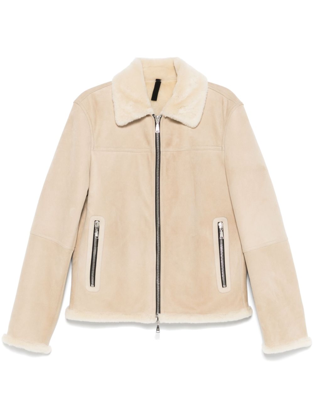 Tagliatore shearling jacket - Neutrals von Tagliatore