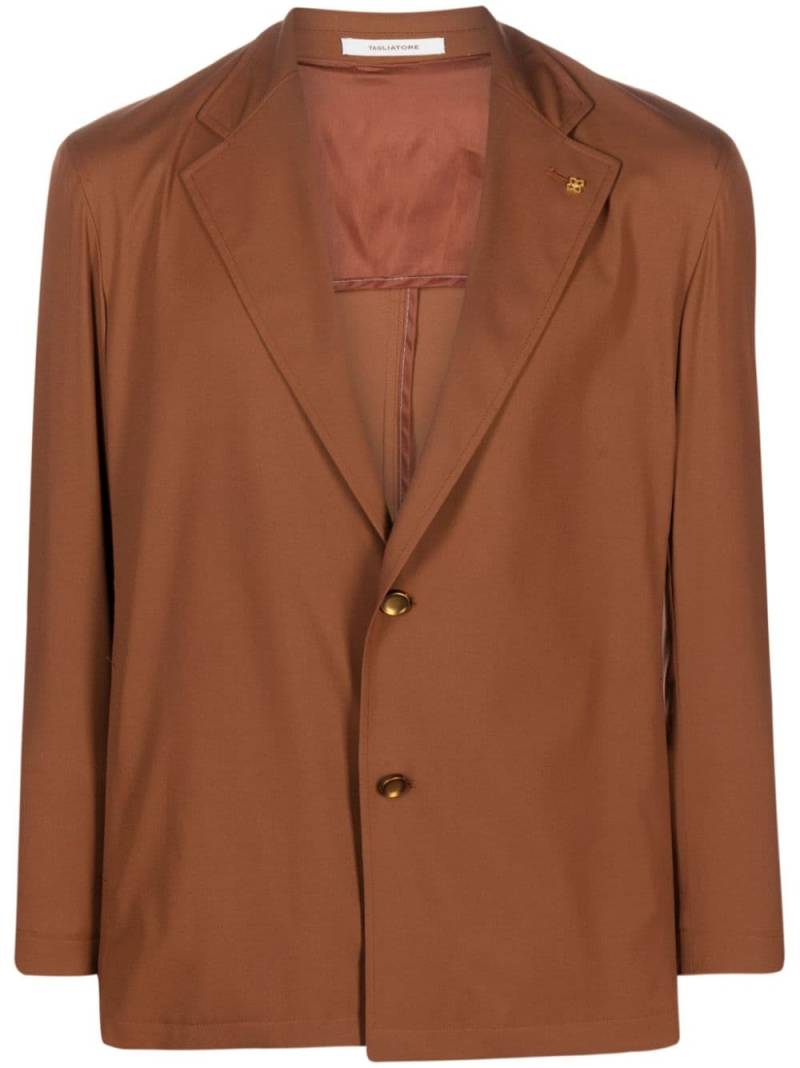 Tagliatore single-breasted blazer - Brown von Tagliatore