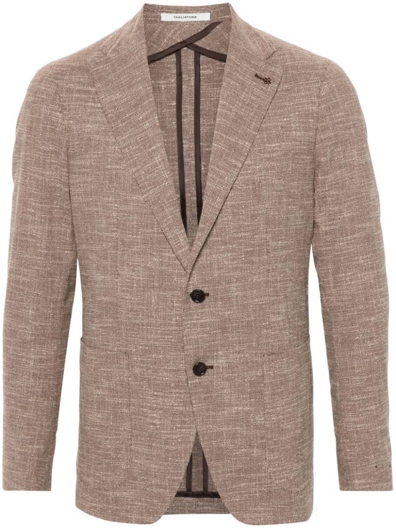 Tagliatore single-breasted blazer - Brown von Tagliatore