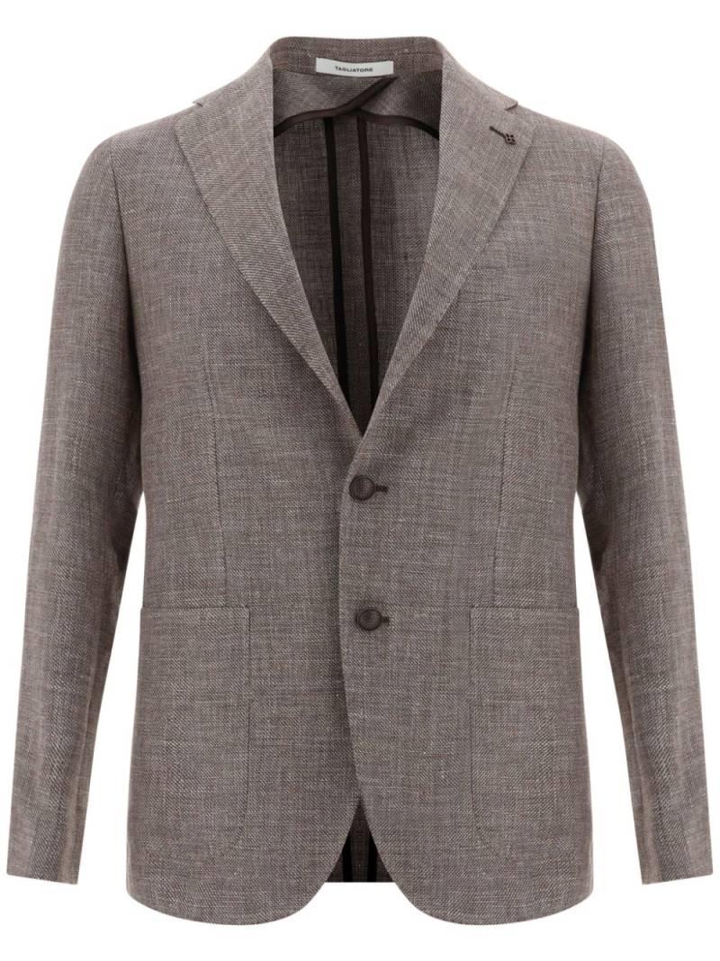 Tagliatore single-breasted blazer - Brown von Tagliatore