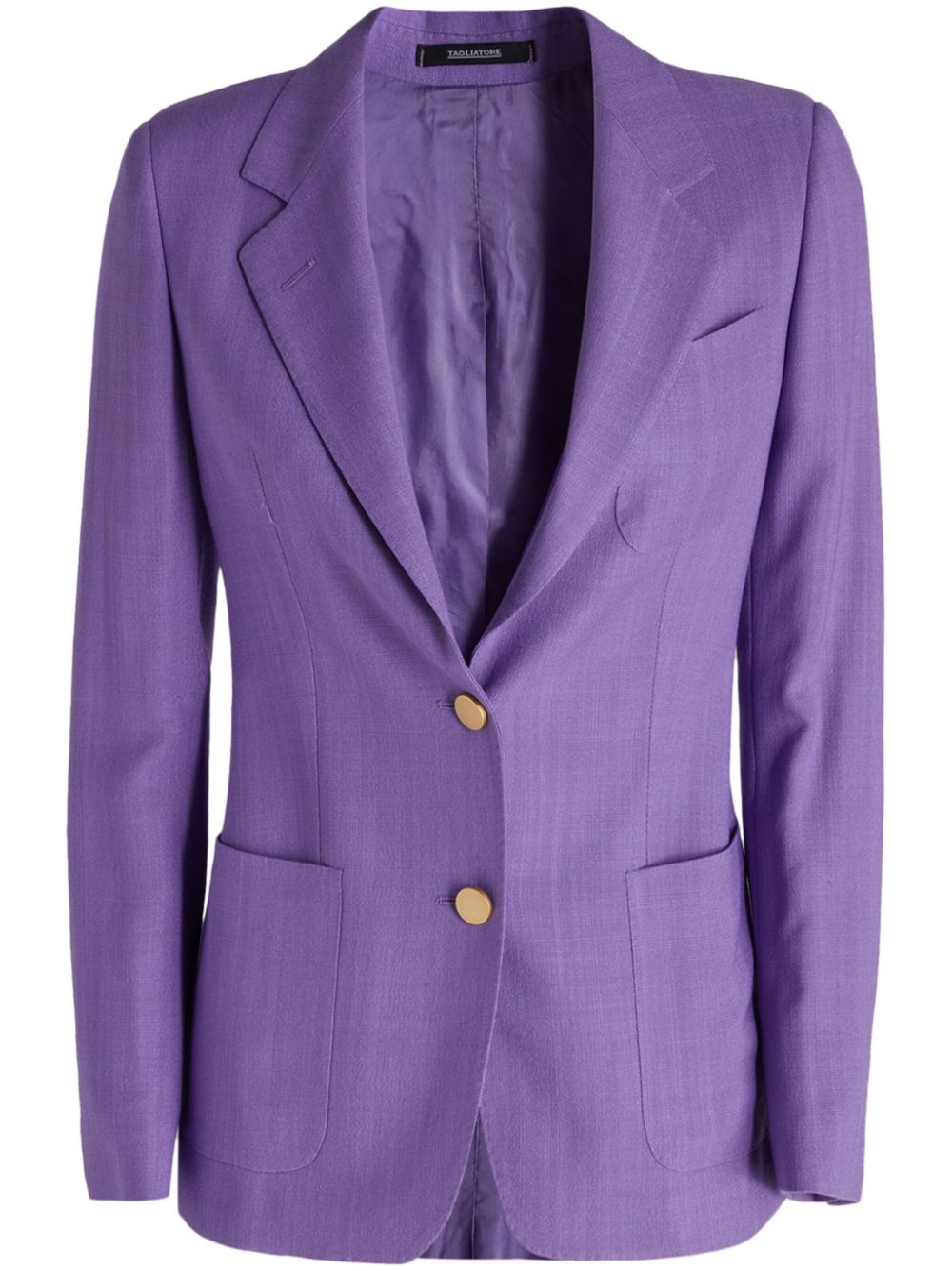 Tagliatore single-breasted blazer - Purple von Tagliatore