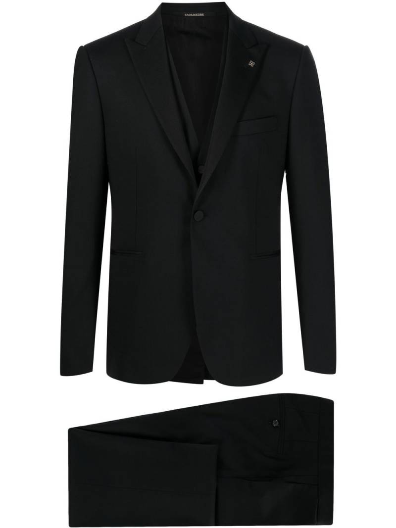 Tagliatore single-breasted three-piece suit - Black von Tagliatore