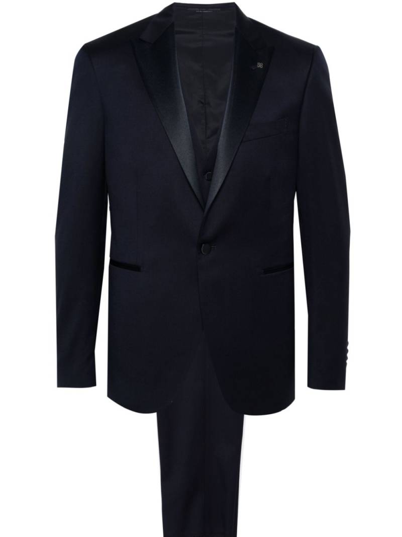 Tagliatore single-breasted three-piece suit - Blue von Tagliatore