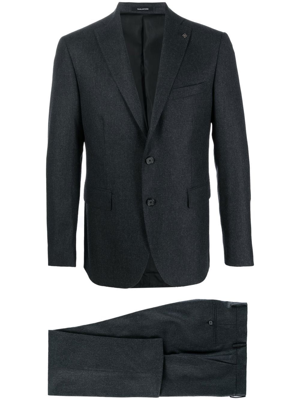 Tagliatore single-breasted two-piece suit - Grey von Tagliatore