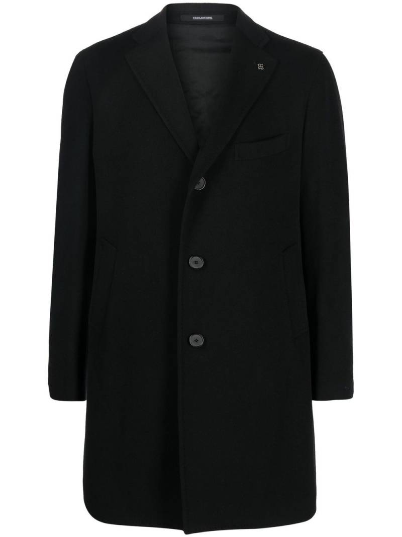 Tagliatore single-breasted wool coat - Black von Tagliatore