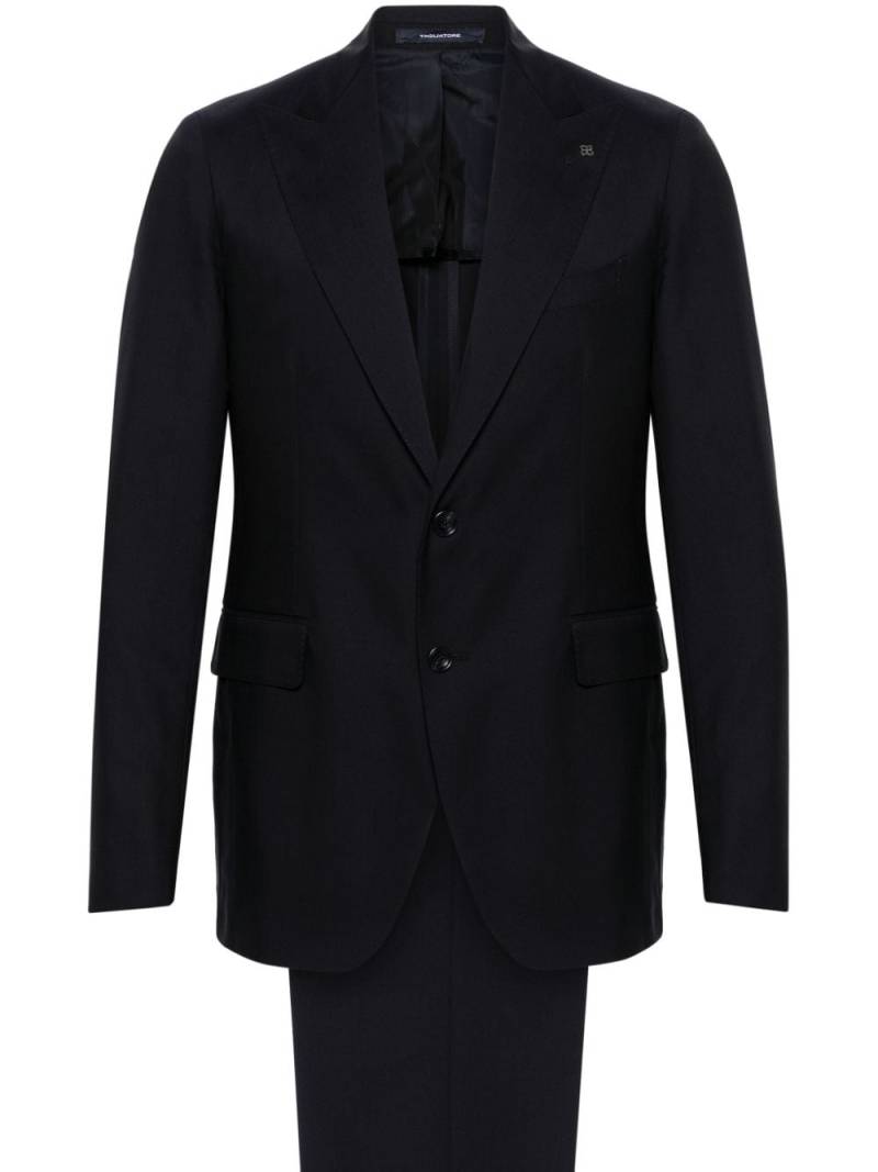 Tagliatore single-breasted wool suit - Blue von Tagliatore