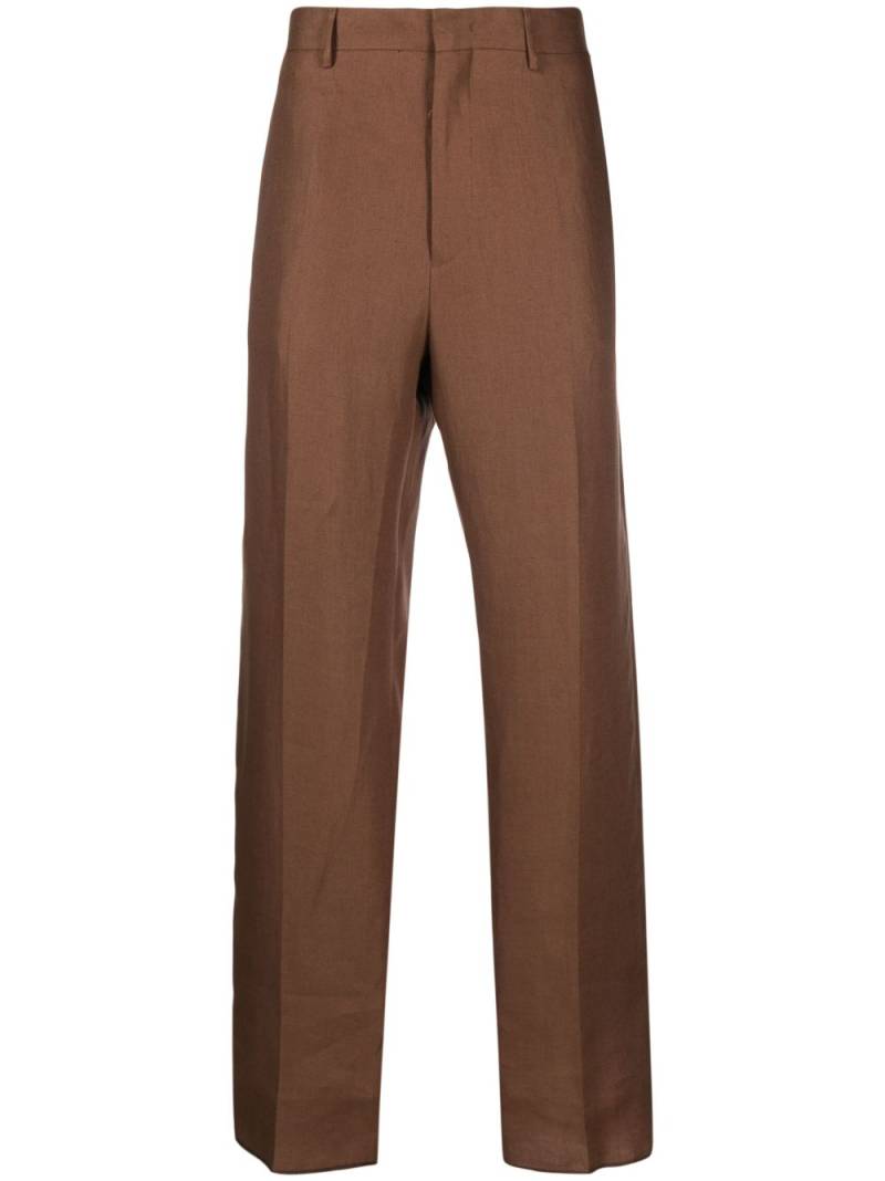 Tagliatore straight-leg trousers - Brown von Tagliatore