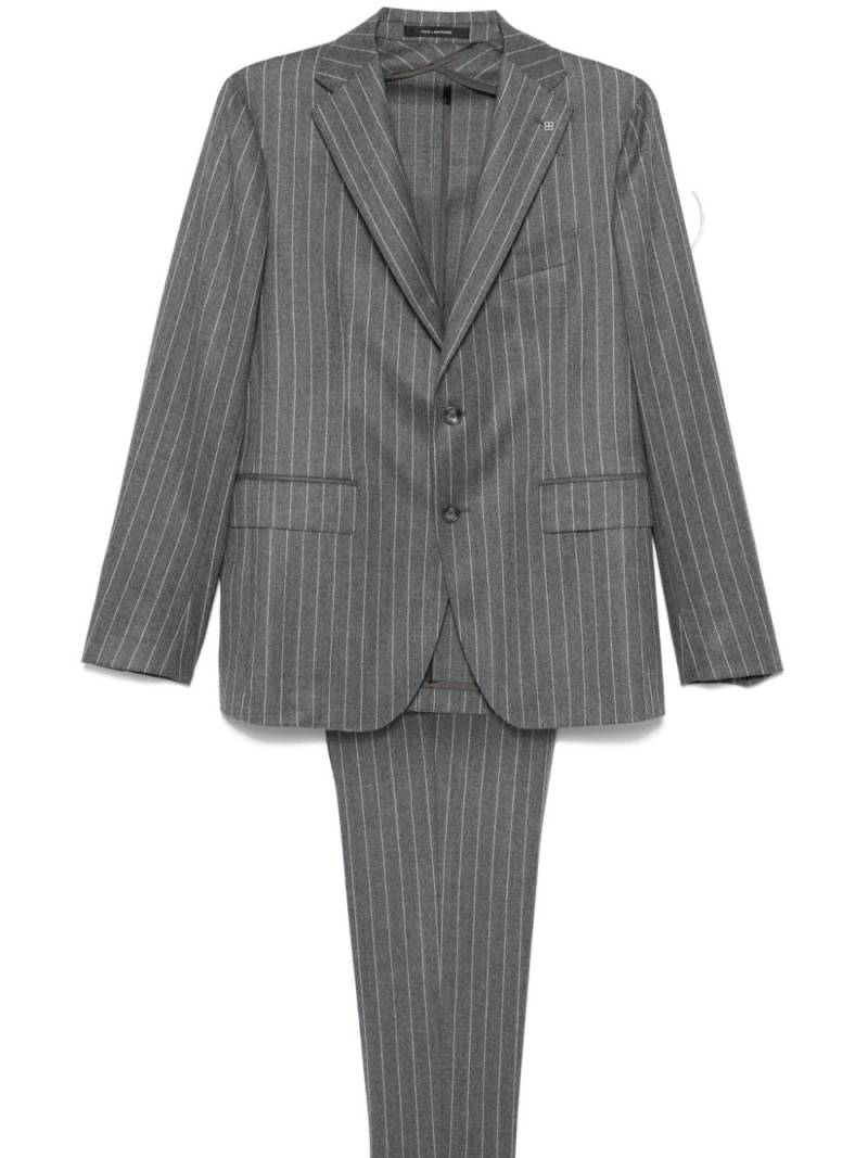 Tagliatore stripe-pattern suit - Grey von Tagliatore