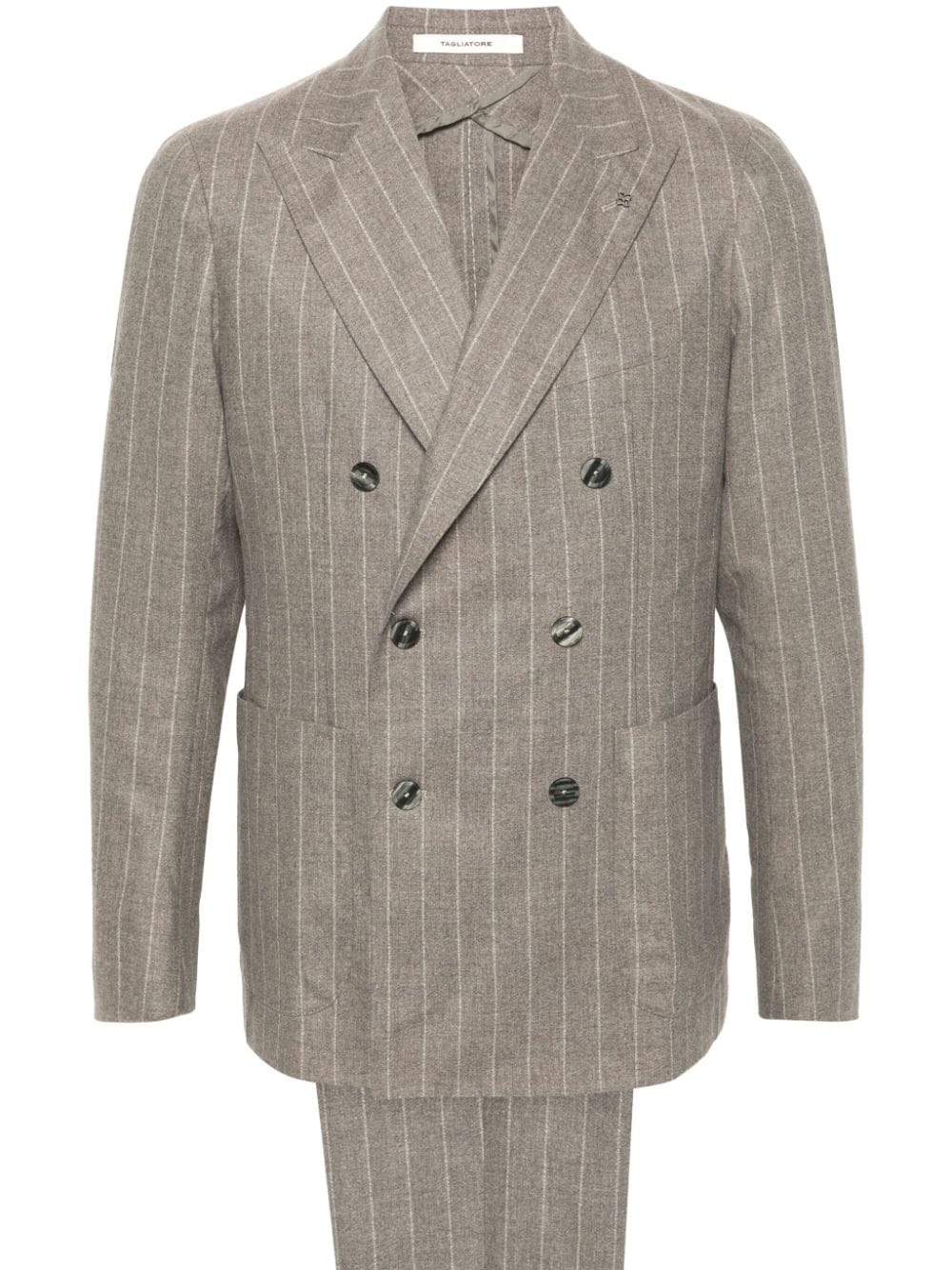 Tagliatore striped suit - Neutrals von Tagliatore