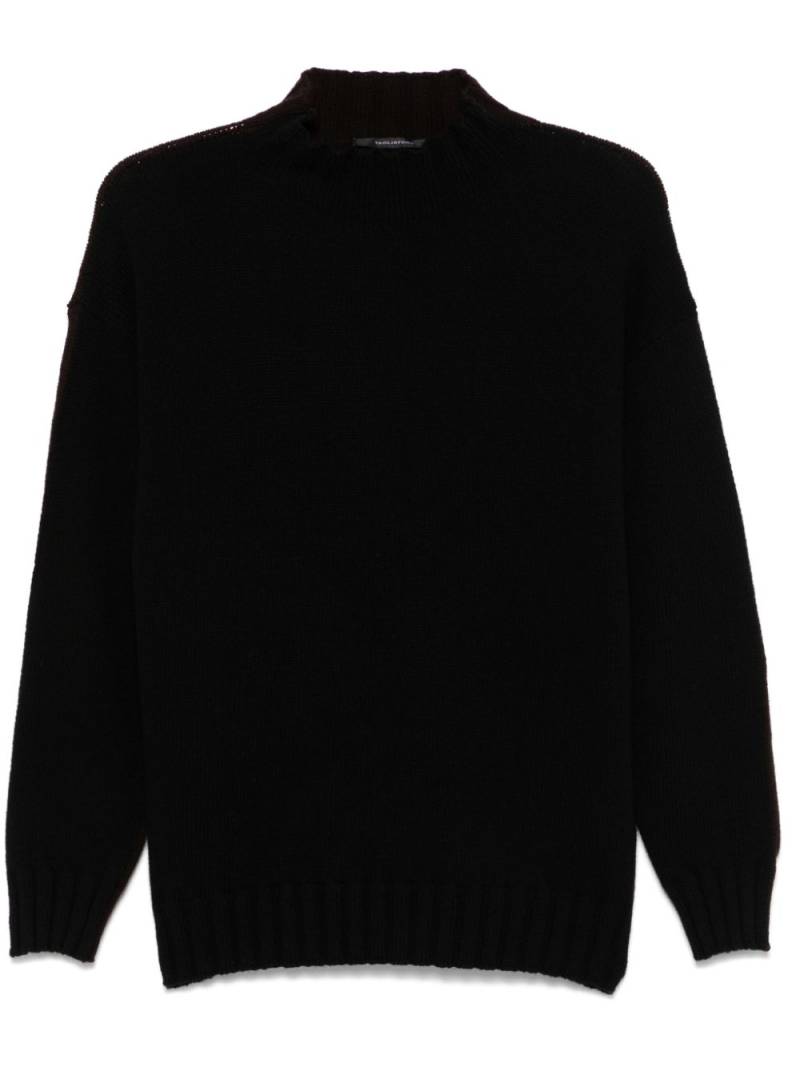 Tagliatore two-tone sweater - Black von Tagliatore