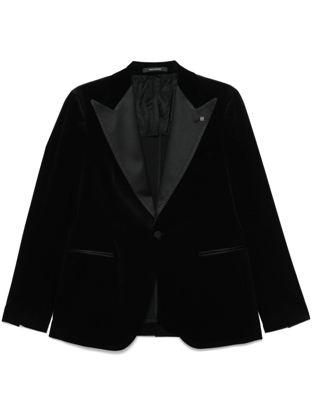 Tagliatore velvet blazer - Black von Tagliatore