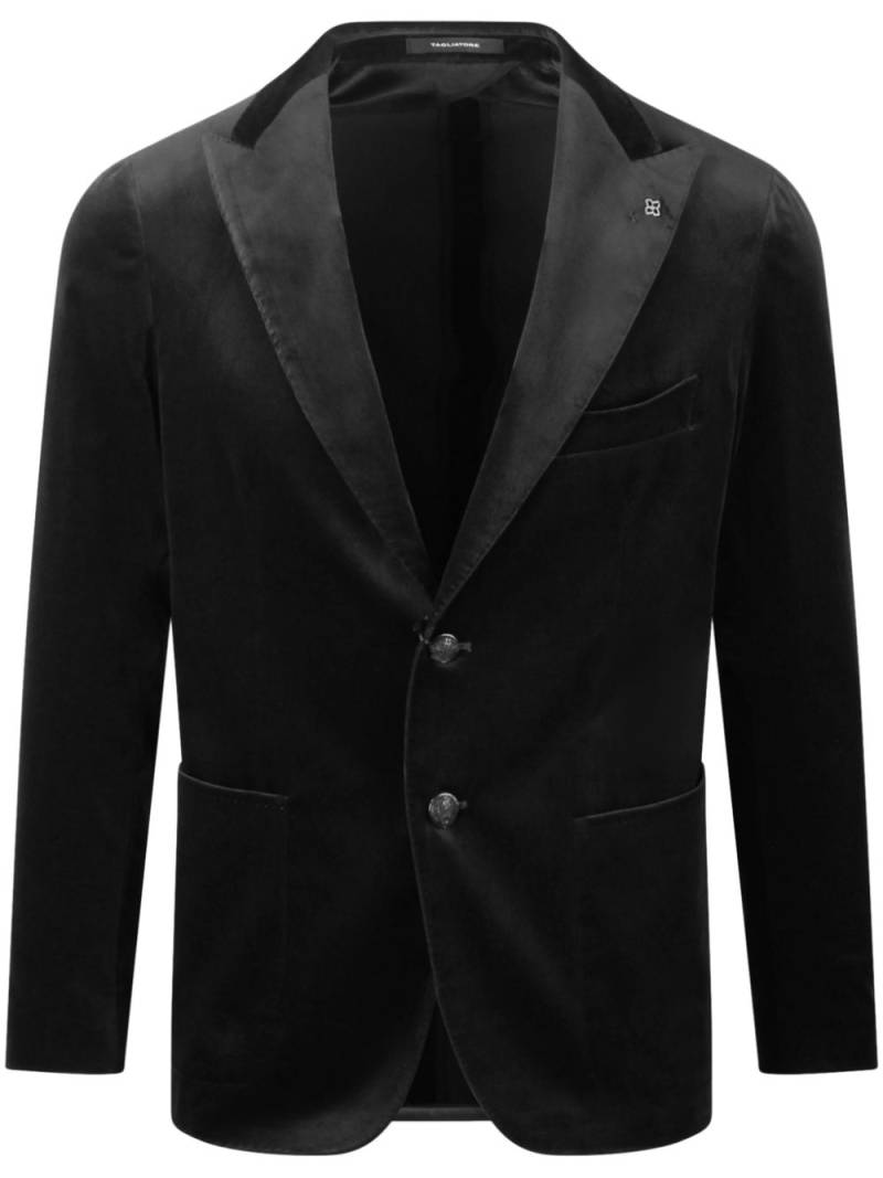 Tagliatore velvet blazer - Black von Tagliatore