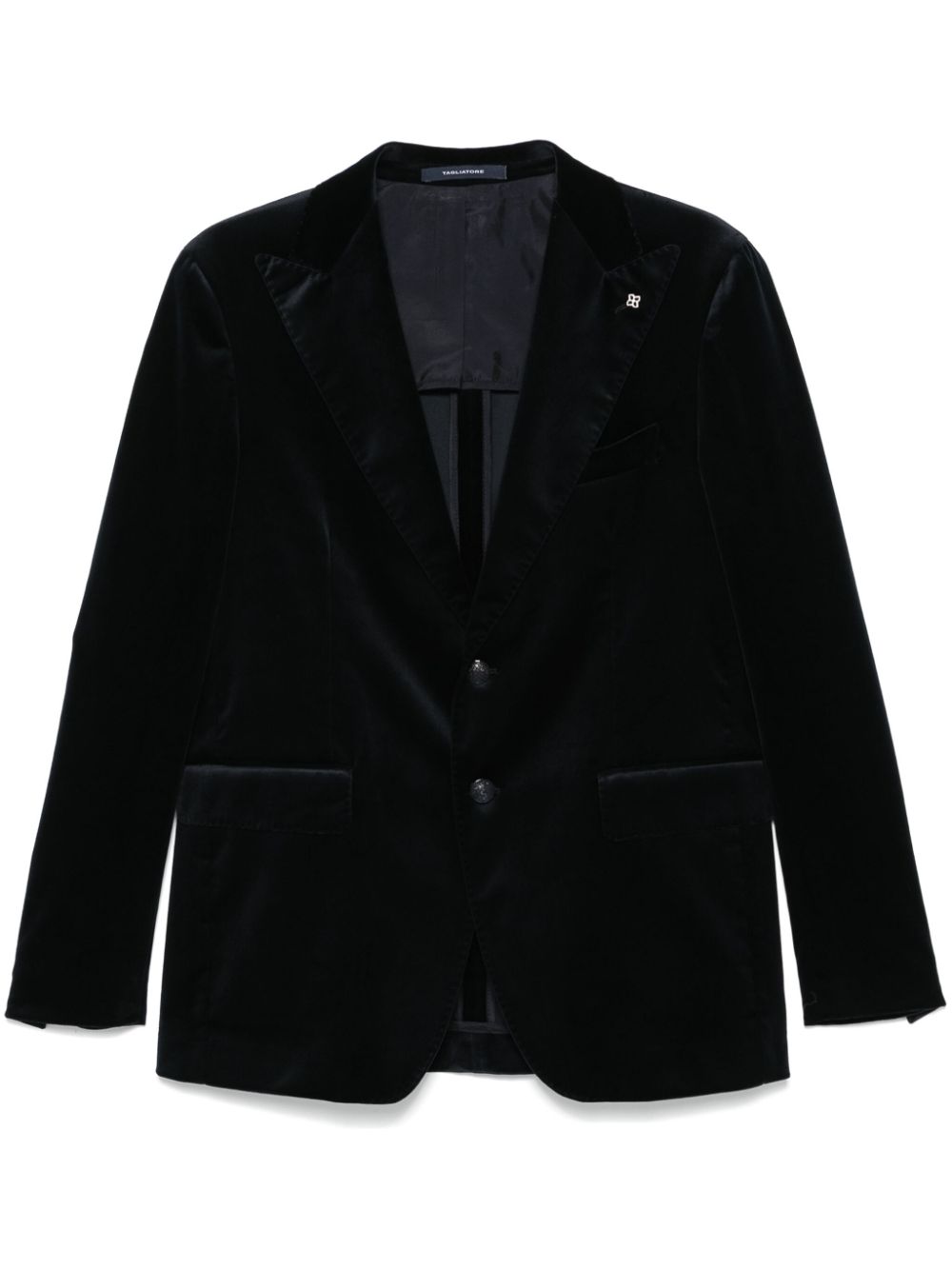 Tagliatore velvet blazer - Blue von Tagliatore